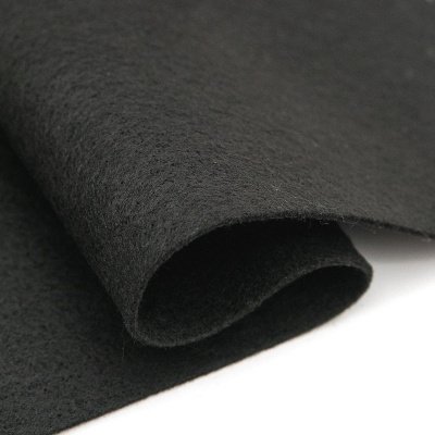 Фетр листовой мягкий IDEAL1,0мм, 20х30см,10 шт/упак. FLT-S1(чёрный) 