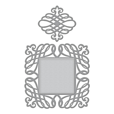 Набор ножей Spellbinders® Nestabilities® "Удивительная бумага Грейс: Расцветающий флер"