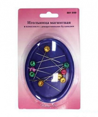 Игольница магнитная с декор. булавками  Hobby&Pro 881000 1 шт. 