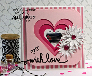 Набор ножей Spellbinders® Nestabilities® "Классическое сердце"