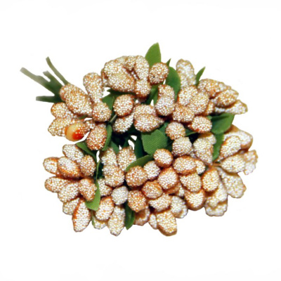 Декоративный букетик "Рукоделие" DKB025F orange (оранжевый)