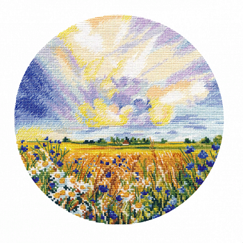 Набор для вышивания «Овен» 1422 Ромашковое поле,20*20 см