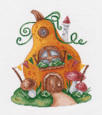 Набор для вышивания «Овен» 1583 "Тыковка -1"  15 х 19 см