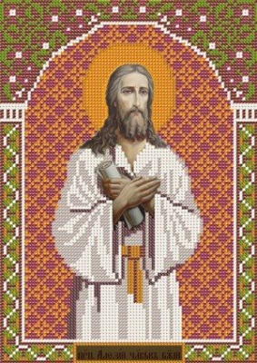 Набор для вышивания «Nova Sloboda» С9149, Прп. Алексий человек Божий, 18x25 см