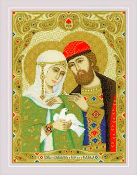 Набор для вышивания «Риолис» 2025 "Петр и Феврония" 30 х40 см