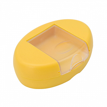 4AL-007 Игольница магнитная с местом для хранения булавок 10*7*3см, жёлтый  