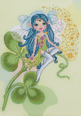 Набор для вышивания «Panna» ВК-1666 Фея на клевере,22х29 см
