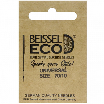 Иглы д/бытовых швейных машин Универсальные (Universal), 5 шт, № 70, 130-705 H/крафт, BEISSEL