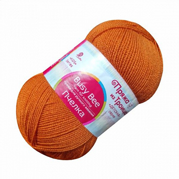 Пчелка, пряжа для ручного вязания (194, рыжик)