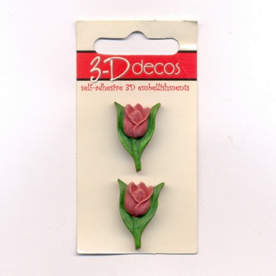 Пуговицы Flower,Tulip "3D Decos" 5703