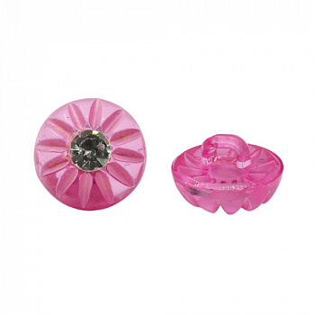 Пуговицы в тубе PG827 на ножке со стразом 20L 25шт. (12)