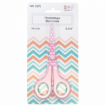 Ножницы бытовые "Crafty tailor" NR-21(Р), 114мм, толщина лезвия 1,5мм, розовый