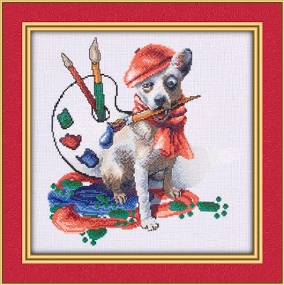 Набор для вышивания «Panna» Д-0297 Художник,30х30 см