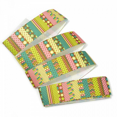 Лента репсовая с рисунком арт.TBY.LDR071 шир.25 мм, 10 м