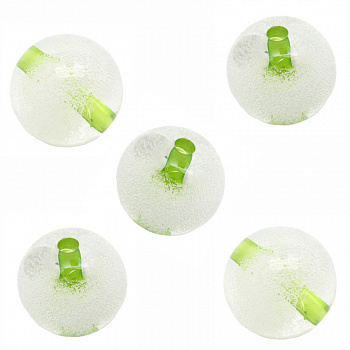 Бусина "Zlatka" акрил Z011P 25 мм  5 шт №827 салатовый