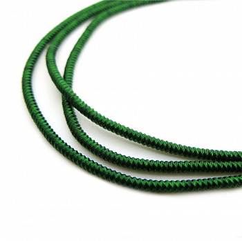 Канитель мягкая, гладкая KAN/MF1-19  глянец, насыщенно-зеленый