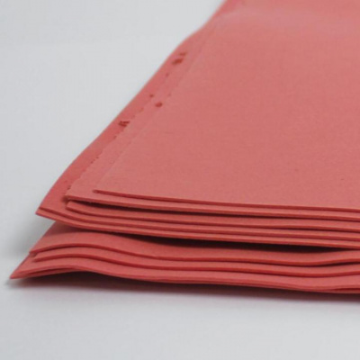 №143 темный лосось, фоамиран иранский, 15*20 см, 10 шт/упак