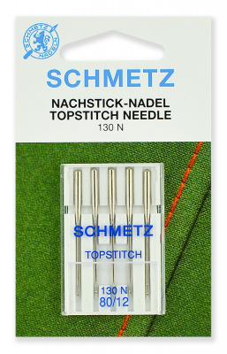 Иглы Топ Стич 130 N NM 80/12, 5 шт Schmetz 0702192