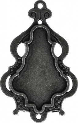 Заготовки для украшений «Chandelier Bezel-Large-Silver» (Серебро)