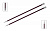 Спицы алюминиевые прямые Zing KnitPro, 35 см, 6.00 мм 47303