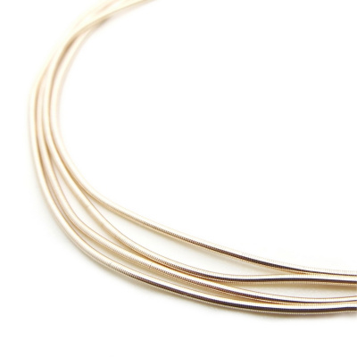 Канитель мягкая, гладкая KAN/MD0,7-07  глянец, розовое золото