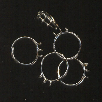 Основа для кольца металлическая на 6, d=16 мм