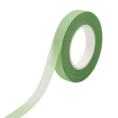 QYF-005 Тейп лента флористическая,12 мм*27 м, 2 шт/упак.А7 св.зелёный 