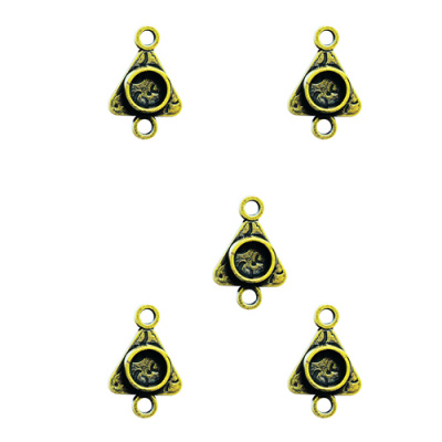 Заготовка для украшения Треугольники 3 - 5шт (Бронза)