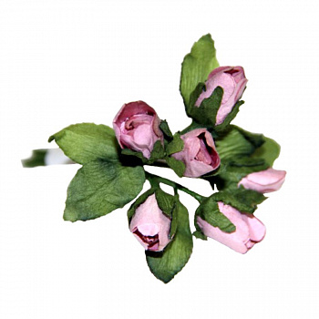 Декоративный букетик "Рукоделие" DKB051B Розы (сиреневый)