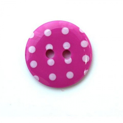 Пуговицы в тубе, Q7D26-FSS  Горошек 36L (227 розовый) 36 шт.