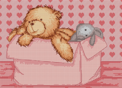 Набор для вышивания «Luca-S» B131 Медвежонок. 22*17 cm