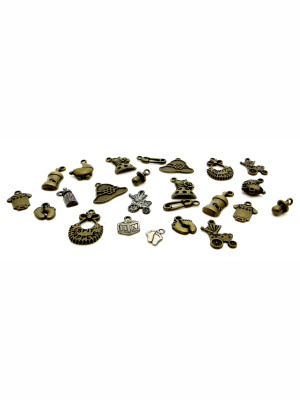 Набор металлических шармов "Рукоделие" SHM/N-09 Малышковый