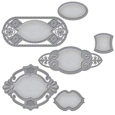 Набор ножей Spellbinders® Shapeabilities® «Ренессанс: Теги 1»