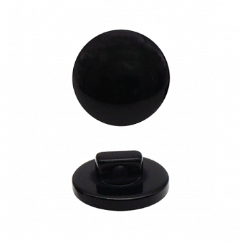 Пуговица в тубе на ножке 0311-0573 цвет черный 18 L уп/36шт