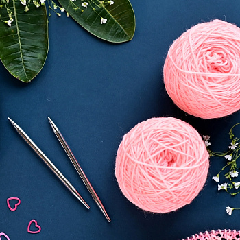 Спицы съемные латунные для длины тросика 35-126 см Nova KnitPro, 3.25 мм 10416