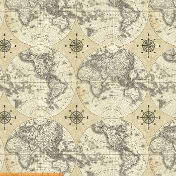 Ткань Windham Fabrics 40026-X, 100% хлопок, ширина 110 см