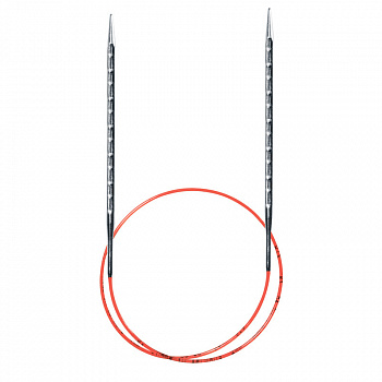 Спицы металлические круговые супергладкие c квадратным кончиком addiNovel ADDI 717-7/2,5-40, 40 см