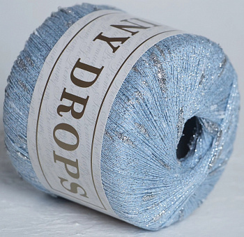 Шайни дропс, пряжа для ручного вязания (510, нежно-голубой)