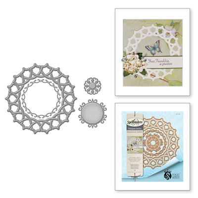 Набор ножей Spellbinders® Shapeabilities® «Юбилей Ренессанса: Неаполитанский медальон»