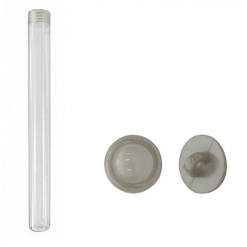 Пуговицы в тубе 57617, d=11.5 мм 36 шт. на ножке, 301 серый