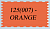 Иранский фоамиран (парча) 0,6мм арт.125 (007)  оранжевый,60*70 см/2листа