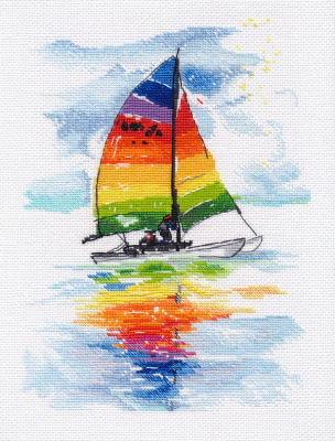 Набор для вышивания «Овен» 1543  "Катамаран" 17 х 24 см