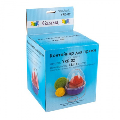 Контейнер для пряжи «Gamma» YRK-02 пластик, большой 16 х 14 см