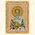 Схема комб.вышивки  РУССКАЯ СКАЗКА МИ-047  Св. Иоанн Милостивый 18х27 см