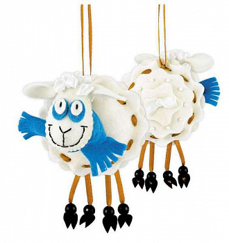 Набор для рукоделия «Сотвори Сама» 1442АС Овечка. Снежок