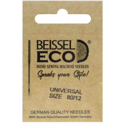 Иглы д/бытовых швейных машин Универсальные (Universal), 5 шт, № 80, 130-705 H/крафт, BEISSEL