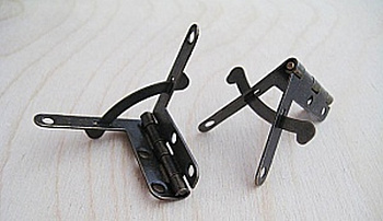 Петли "Hemline" металлические для фоторамок, 30х33 мм, уп./2шт.  бронза