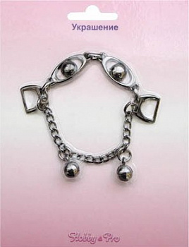 Украшение НР3403/2 Hobby&Pro 90*40мм, чёрный никель