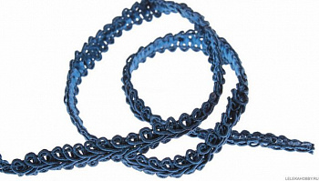 Тесьма декор. "Gamma" "Шанель" GSH-10 8.5 - 10 мм 33 м ±0.5 м цв.№038 т.синий