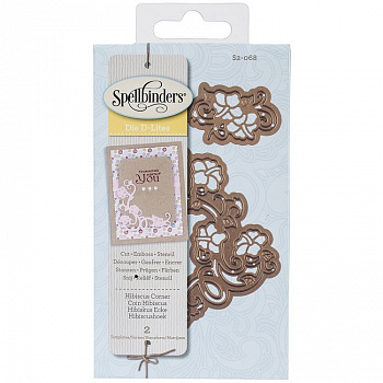 Набор ножей Spellbinders® Shapeabilities® Die D-Lites™ "Уголок гибискуса"
